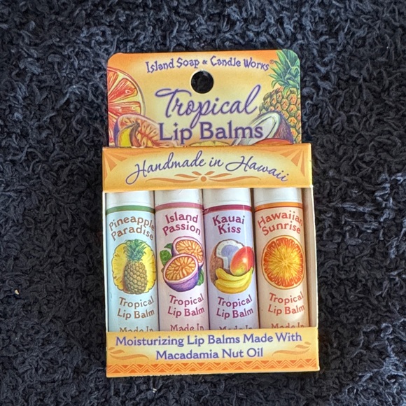Island Soap Other - Tropical Lip Balms Set